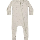 Stars Bamboo Zip Footie