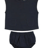 Bopop Scallop Collection Baby Boy Set