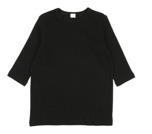 Bopop Black 3/4 Sleeve Tee