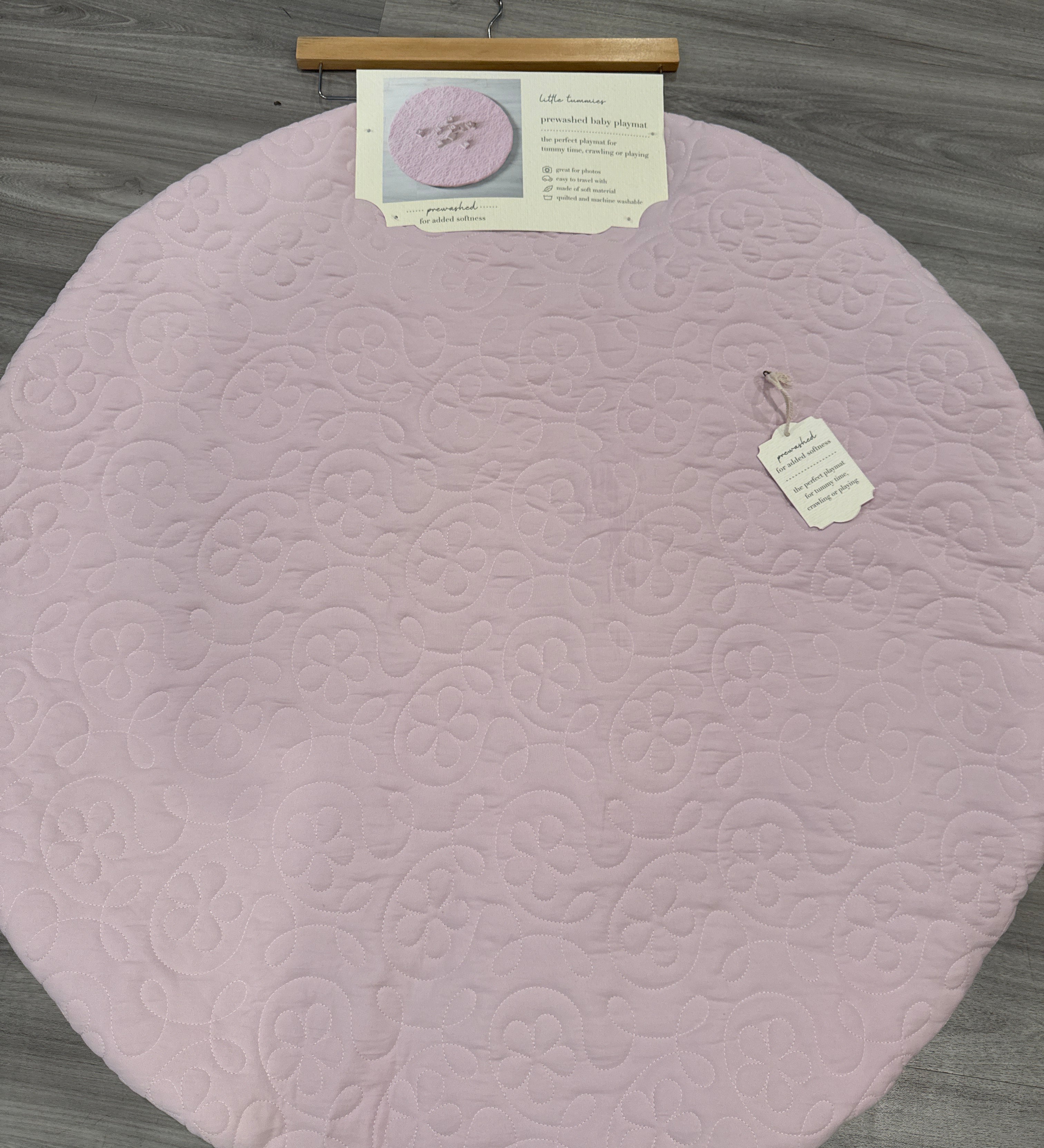 Monogrammed Tummy Time Mat