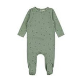 Green Leaf Printed Footie