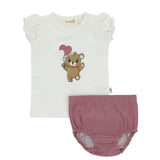 Bear Balloon Short Set