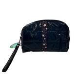 Midnight Star Strap Black Puffer Cosmetic Bag