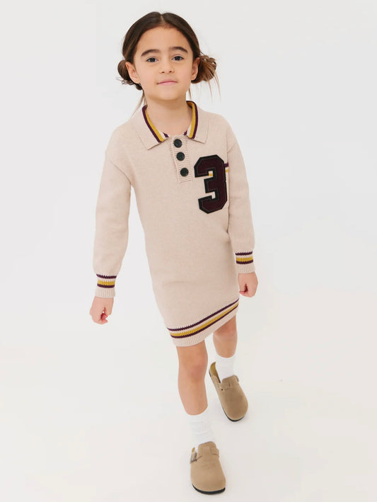 Varsity Knit Dress