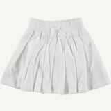 Pique Box Pleat Skirt