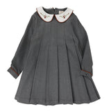 Collar Pleated Dress