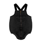 Bopop Denim Black Girls Romper