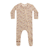 Bamboo Posy Zip Footie