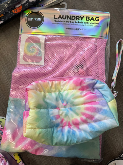 Tie Dye Mesh Laundry Bag