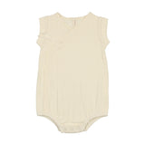 Cream Fine Pointelle Romper