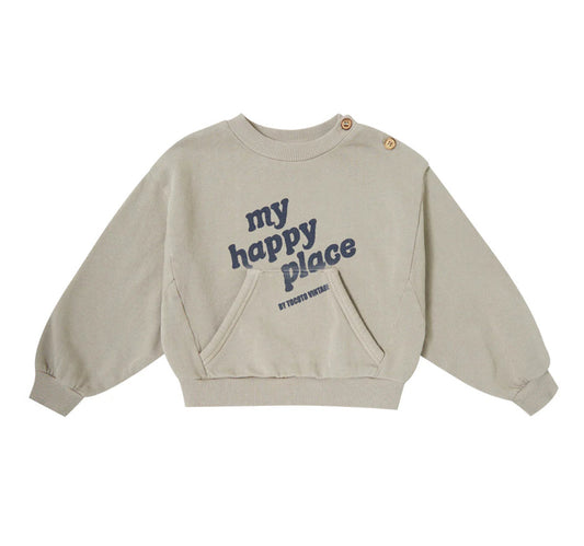 “My Happy Place” Pocket Sweatshirt