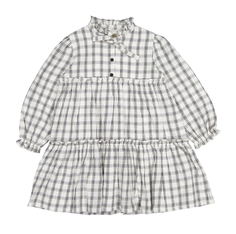 Twill Check Garance Dress