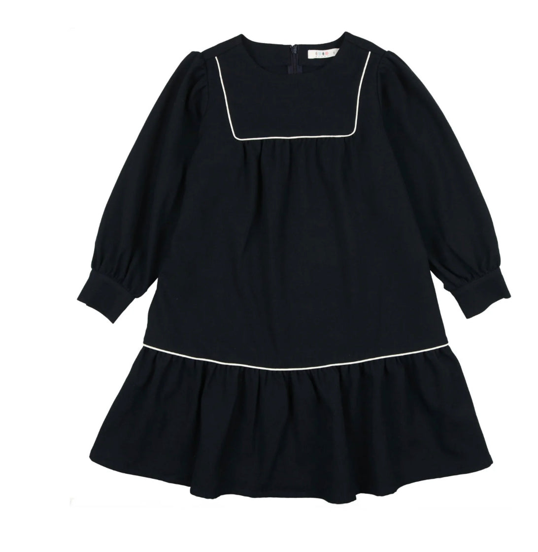 Navy Swing Dress