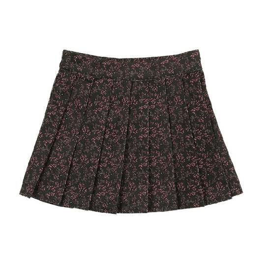 Floral Pleat Skirt