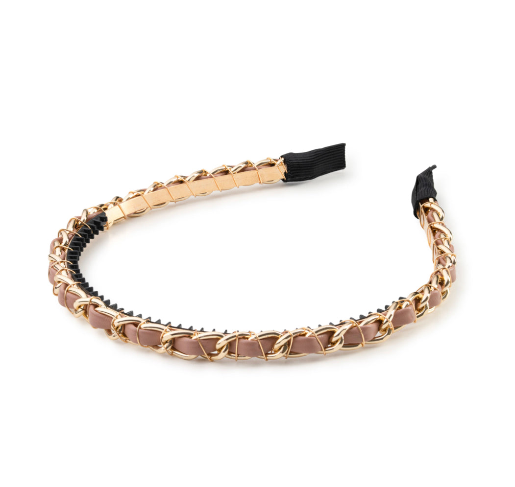 Coco Gold Chain Headband