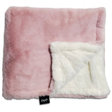 Fluffy Blush Cream Minky Blanket