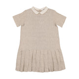 Linen Drop Pleat Dress