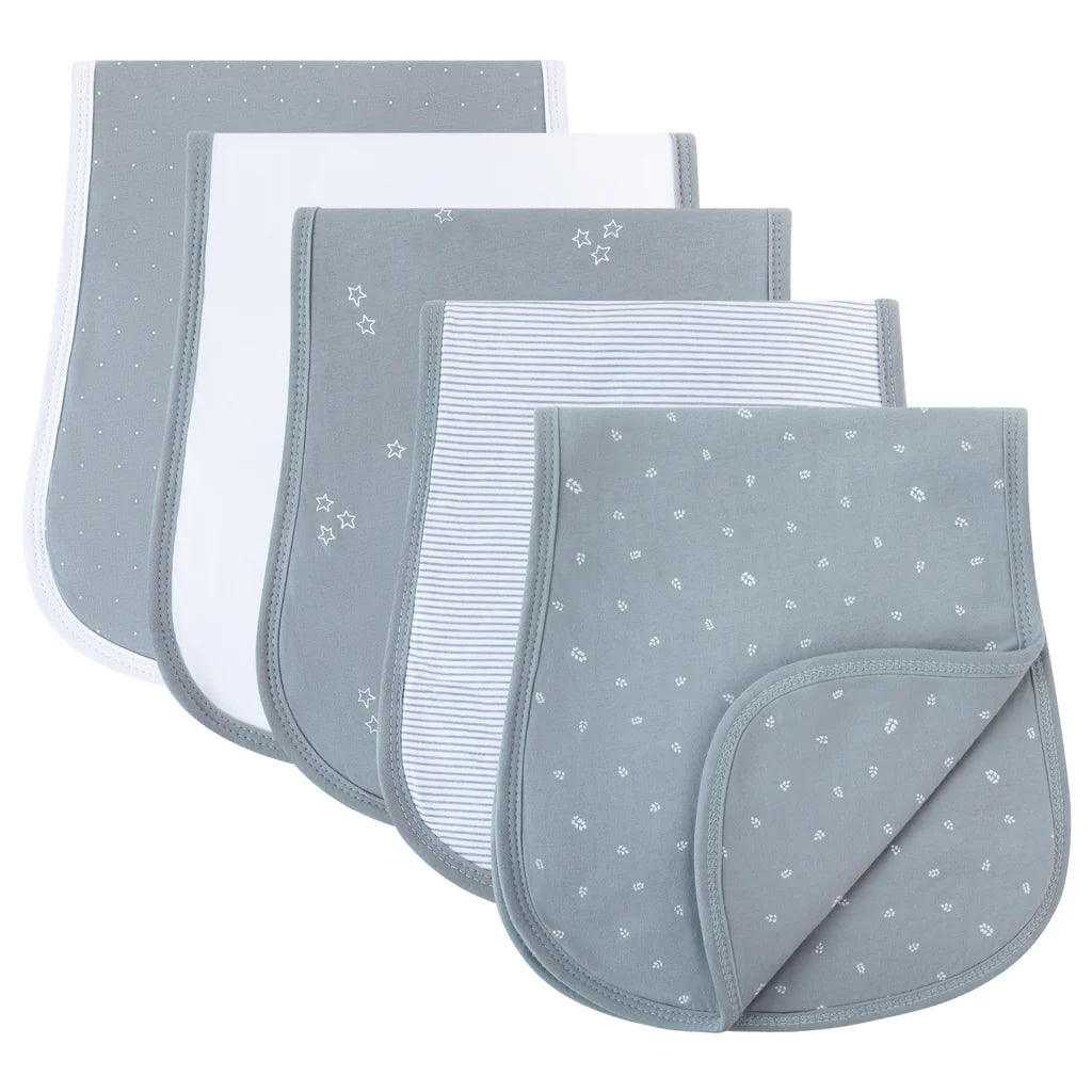 Reversible Burp Cloths Hourglass Shape