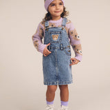 Dreamy Denim Pinafore & Milk Rib Tee