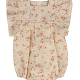 Printed Eyelet Baby Romper