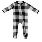 Kyte Midnight Plaid Zippered Footie