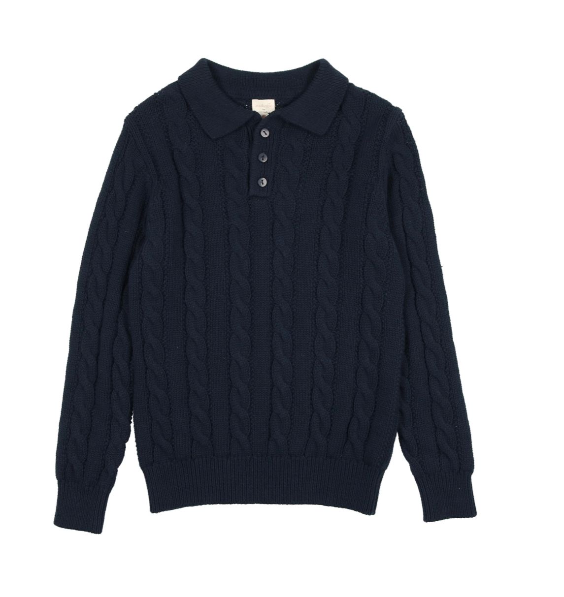 Cable Knit Polo