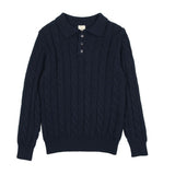 Cable Knit Polo