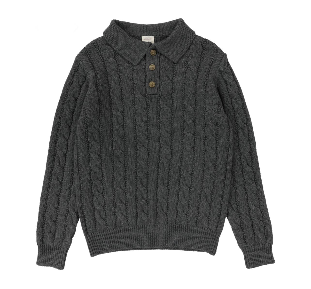 Cable Knit Polo