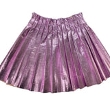 Foil Pleated Skirt