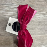 Laura Velvet Bow Large Claw Clip