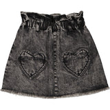 Denim Mini School Skirt