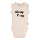 Cherry Camp Printed Ribbed Bodysuit