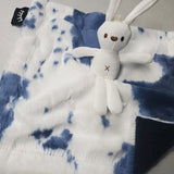 Spot Navy Bunny Mini Minky Lovey