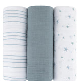 Muslin Swaddle Blankets (Set of 3)