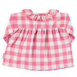 Piupiuchick Checkered Pink Blouse