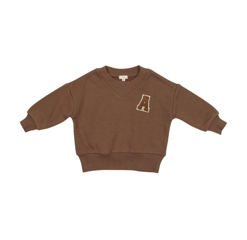 Applique V Sweatshirt