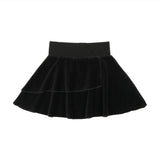 Velour Layered Skirt