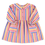 Piupiuchick Multicolor Stripes Dress