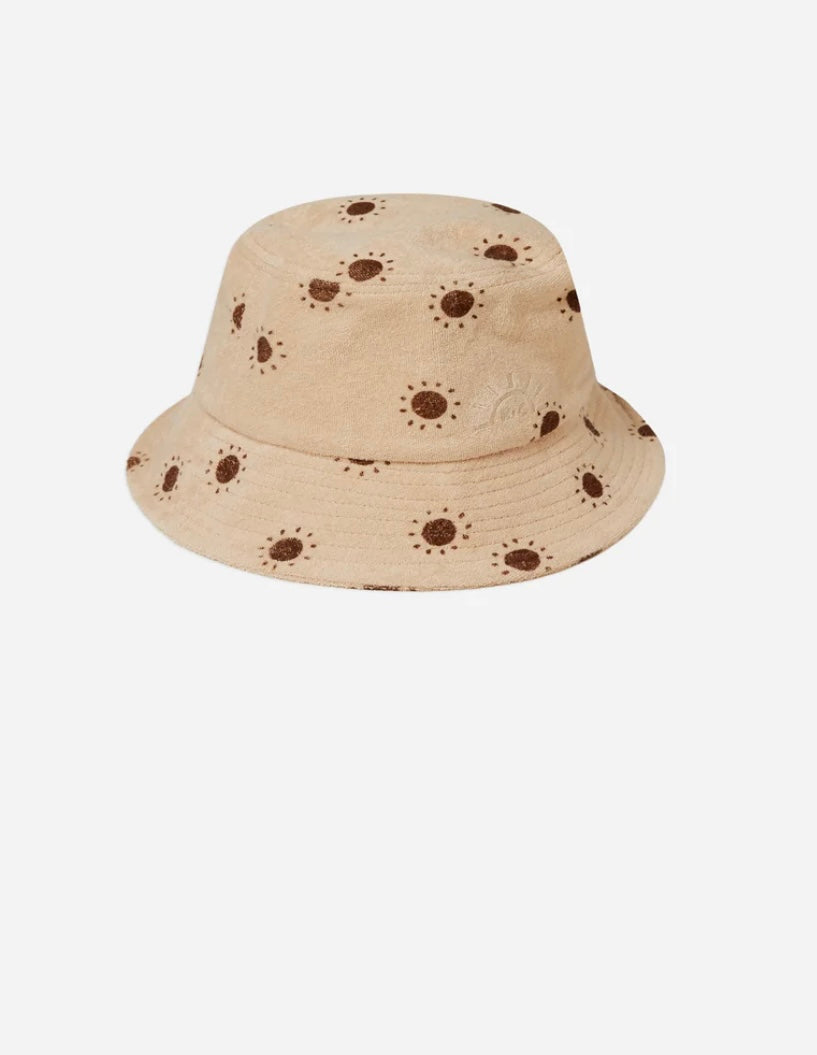 Wide Brim Terry Bucket Hat