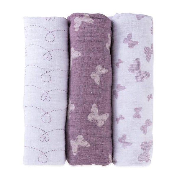 Muslin Swaddle Blankets (Set of 3)