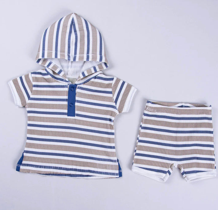 Stripes in a Snap Two Piece Set